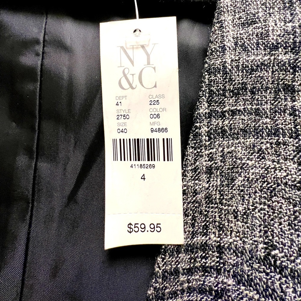 NWT New York & Company 7th Avenue Women's Vest-Size 4 - Picture 4 of 6